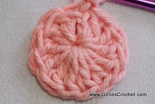 Crochet Peach Coaster